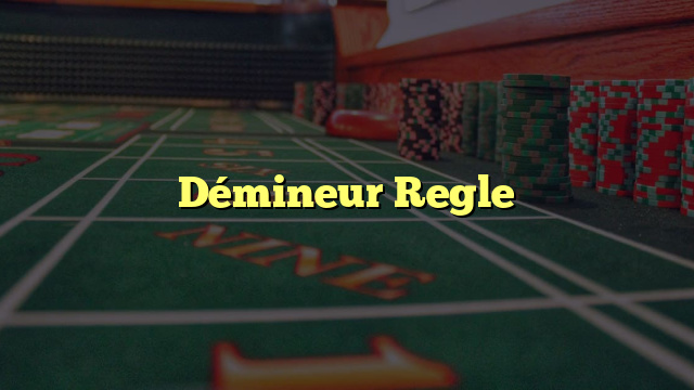 Démineur Regle