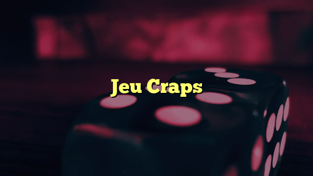 Jeu Craps
