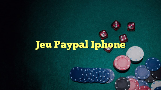 Jeu Paypal Iphone