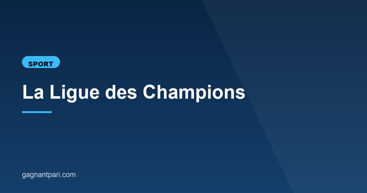 Illustration de l'article consacré à la Ligue des Champions
